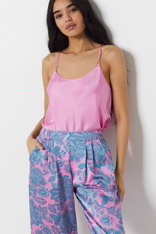 Pantalon de pyjama - Rose et turquoise