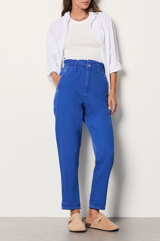 Jean taille haute Coffee On The Roof - Bleu