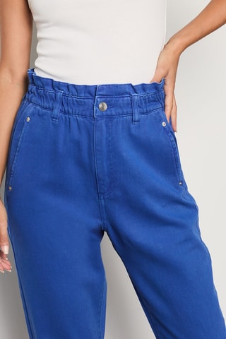 Jean taille haute Coffee On The Roof - Bleu