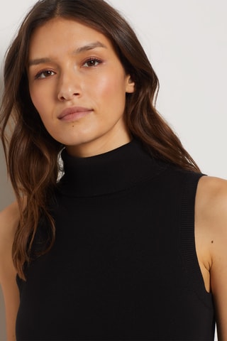 Pull sans manches - Noir