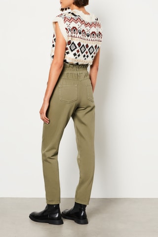 Jean taille haute Nissa La Bella - Vert