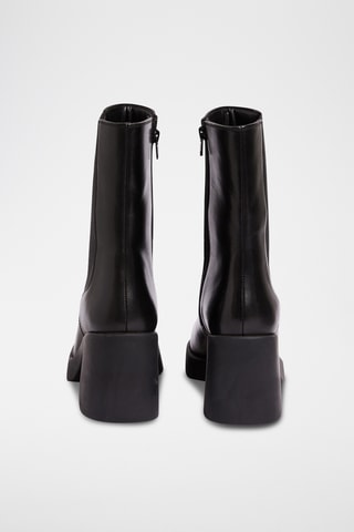 Bottines en cuir In Full Bloom - Noir
