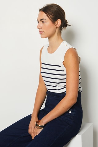 Top - Blanc