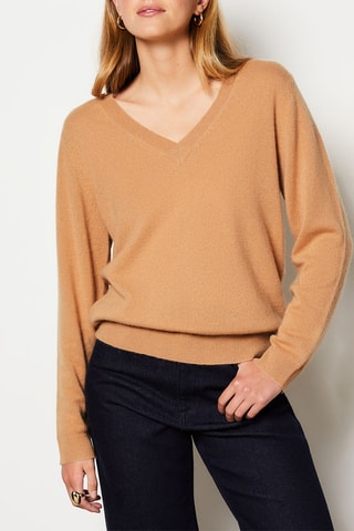 Pull en cachemire - Camel