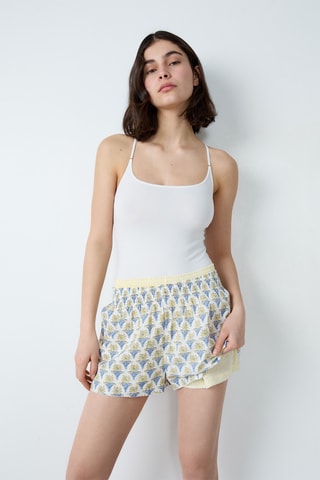 Pyjama 3 pièces - Blanc et jaune