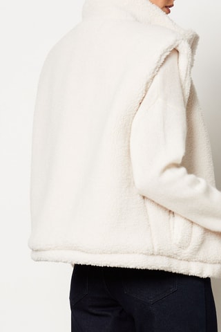 Veste sans manches réversible Boulevard Saint Germain - Ecru