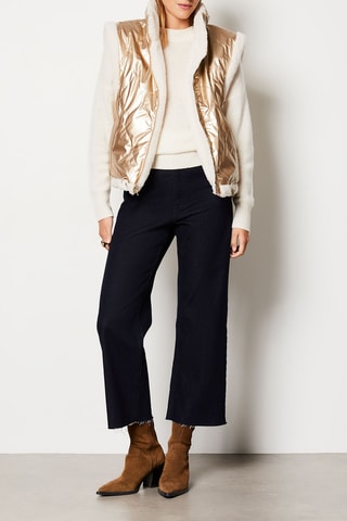 Veste sans manches réversible Boulevard Saint Germain - Ecru