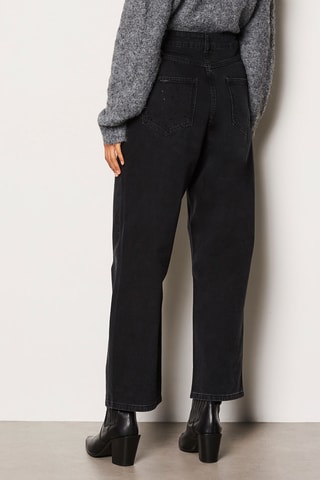 Jean taille haute Oiseau de Nuit - Noir