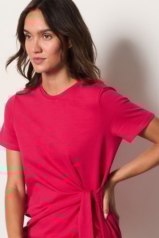 Robe t-shirt - Fuchsia