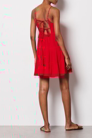 Robe patineuse Positano - Rouge