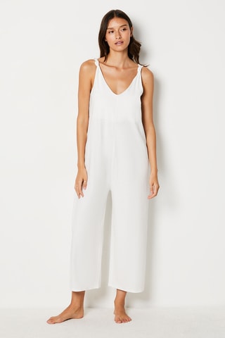 Combinaison de pyjama -Blanc