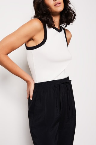 Pantalon taille haute Sevilla - Noir