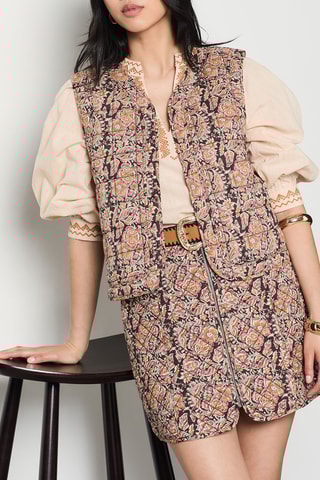 Veste sans manches Nissa La Bella - Marron