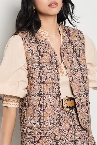 Veste sans manches Nissa La Bella - Marron