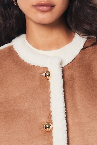 Veste sans manches Boulevard Saint Germain - Marron