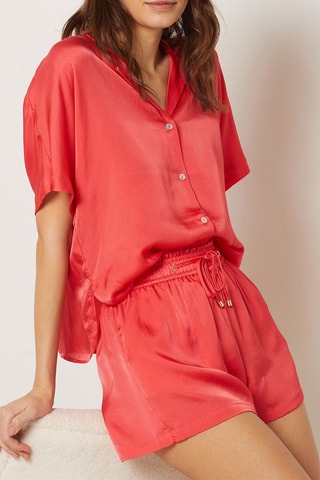 Short de pyjama - Rouge