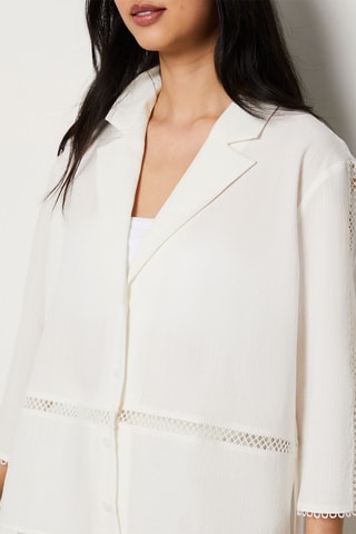 Chemisier Sunset Hour - Blanc
