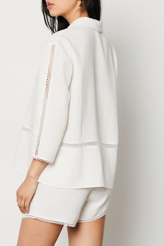 Chemisier Sunset Hour - Blanc