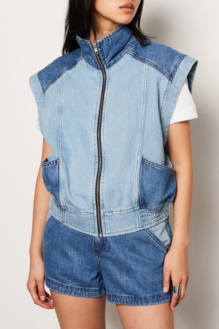 Veste en jean Coffee On The Roof - Bleu