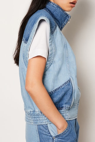 Veste en jean Coffee On The Roof - Bleu