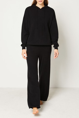 Pantalon de pyjama en cachemire Warm premium - Noir