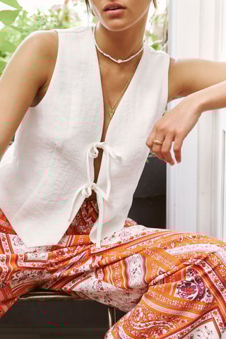 Gilet sans manches Sunset Hour - Blanc