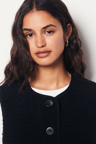 Veste sans manches Essentiel - Noir