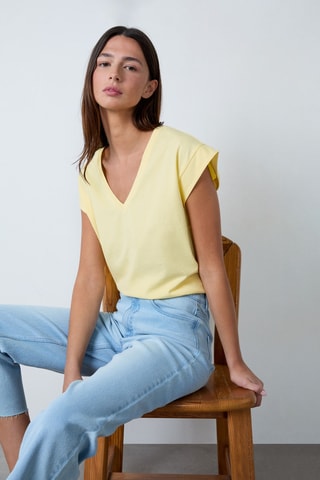 T-shirt Essentiel - Jaune