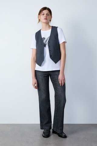 Gilet de costume Essentiel - Gris foncé