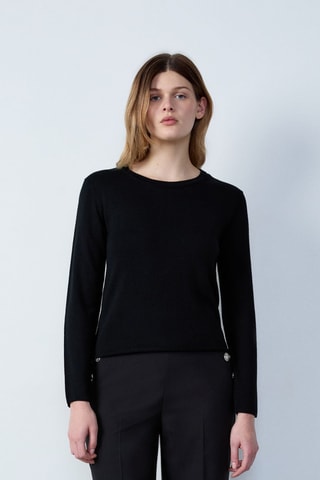 Pull en laine Rdv au Studio - Noir