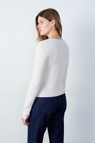 Pull en laine Rdv au Studio - Blanc