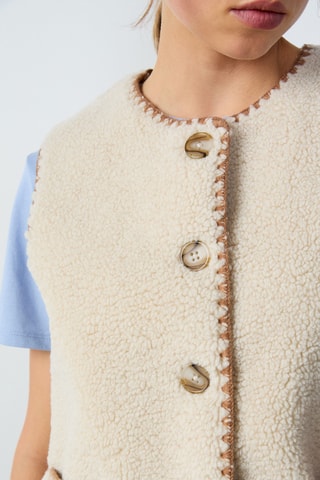 Gilet sans manches Rdv Au Studio - Ecru