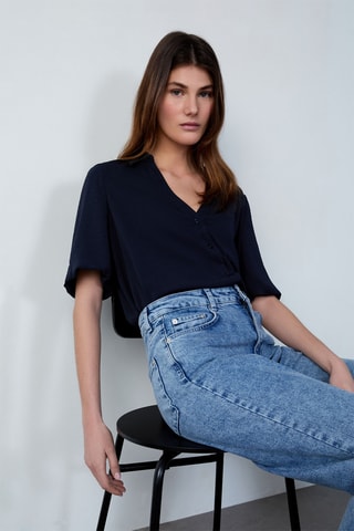 Chemisier Essentiel - Bleu marine