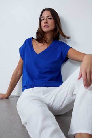 T-shirt Essentiel - Bleu roi