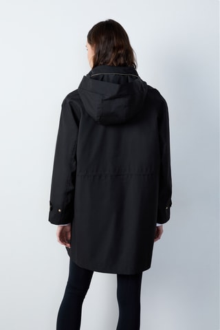 Parka à capuche Essentiel - Noir