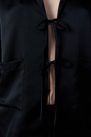 Chemise de pyjama Modern Graphic - Noir