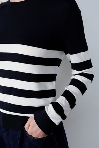 Pull Essentiel - Noir et blanc