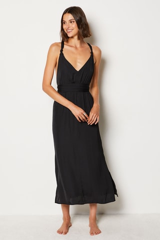 Chemise de nuit Savannah - Noir