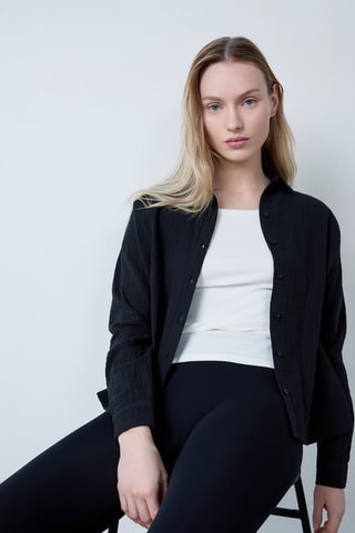 Chemisier Essentiel - Noir