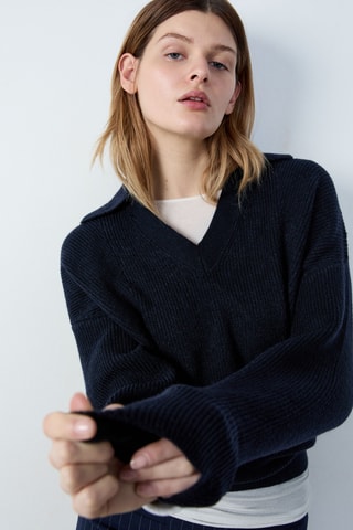 Pull RDV Au Studio - Bleu nuit