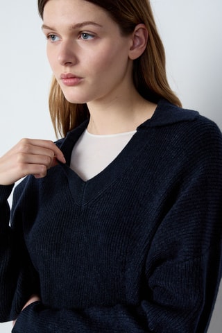 Pull RDV Au Studio - Bleu nuit