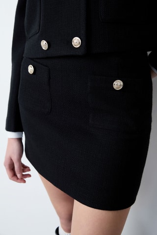 Jupe droite Rdv Au Studio - Noir