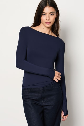 Top de pyjama Warm Me Up - Bleu marine