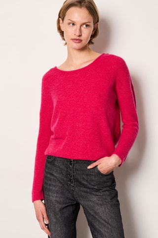 Pull en laine et alpaga Essentiel - Rouge