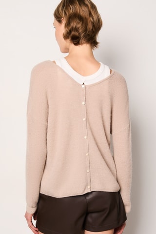 Pull en laine Essentiel - Beige clair