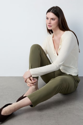 Pantalon Essentiel - Vert olive