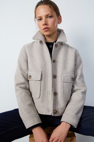 Veste Abstract Poetry - Gris chiné