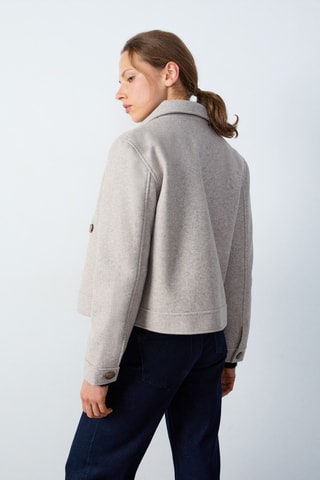 Veste Abstract Poetry - Gris chiné