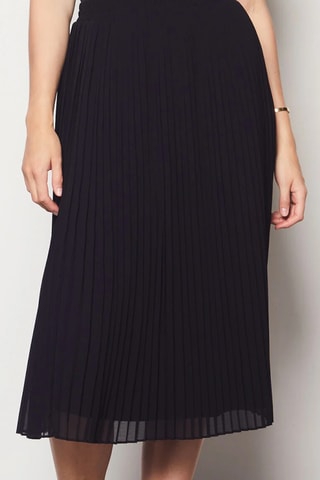 Jupe plissée Essentiel - Noir