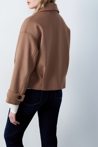 Veste en laine Essentiel - Marron